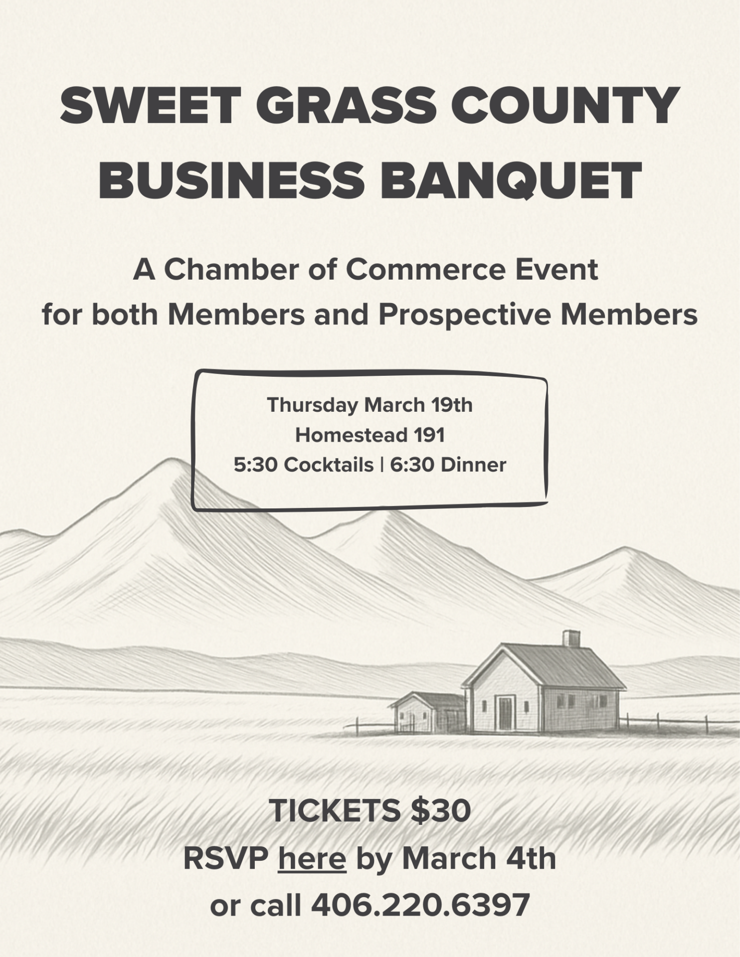 SWEET GRASS COUNTY BUSINESS BANQUET